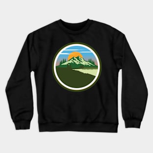 Mountain Green Crewneck Sweatshirt